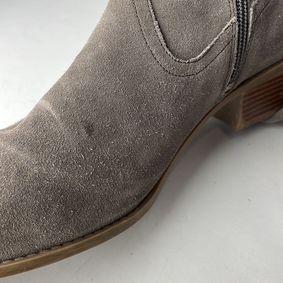 Vionic Vera Gray Suede Ankle Boots 10 - Picture 9 of 13